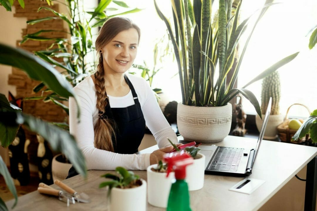Portrait Of Business Owner Managing eCommerce Webstore