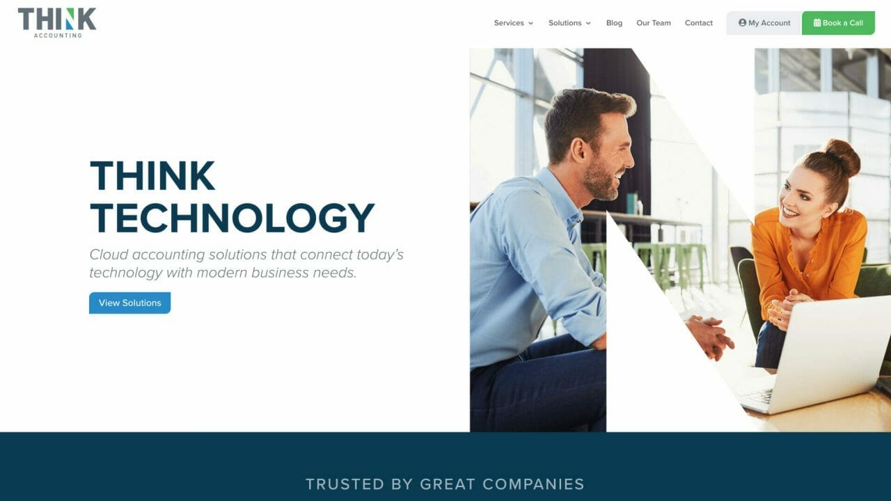 Thumbnail of Think Accounting Website Design